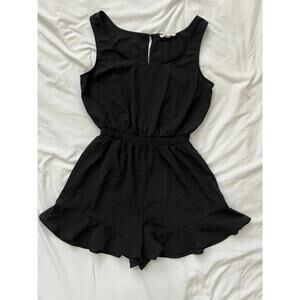 bebop women’s size medium black romper